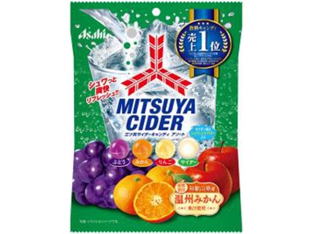 Asahi Group Foods Mitsuya Cider Candy, 112g (Pack of 6)