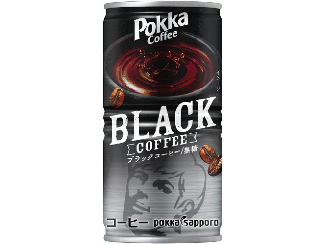 Pokka Sapporo Food Black Coffee, 185g Can [This Month's Special Drink] [Purchase 30]