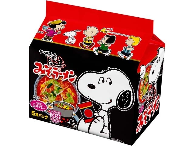 Sapporo Ichiban Miso Ramen, Spicy, 5 servings (6 packs)