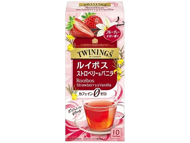 Twinings Rooibos Strawberry & Vanilla 10-pack (Special Order Item) [Purchase Quantity: 48]