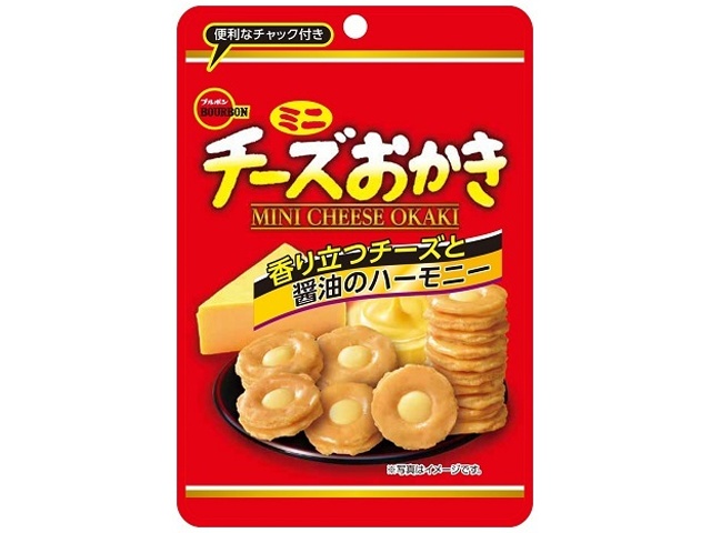 Bourbon Mini Cheese Rice Crackers, 28g (Special Order Item) [Purchase Quantity: 60]