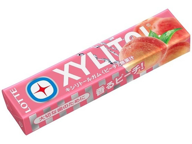 Lotte Xylitol Gum, Peach, 14 pieces (Special Order Item) [Purchase Quantity: 320]