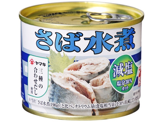 Kyokuyo Mackerel Boiled in Water, Reduced Sodium, 190g (Special Order Item) [Purchase Quantity: 48]