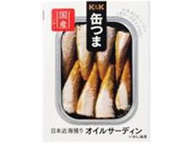 K&K Canned Sardines Caught in Oil from Japanese Waters (Special Order Item) [Purchase Quantity: 24]