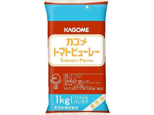 Kagome Tomato Puree Film Pack, 1kg, Commercial Use, Special Order Item [Purchase Quantity: 12]