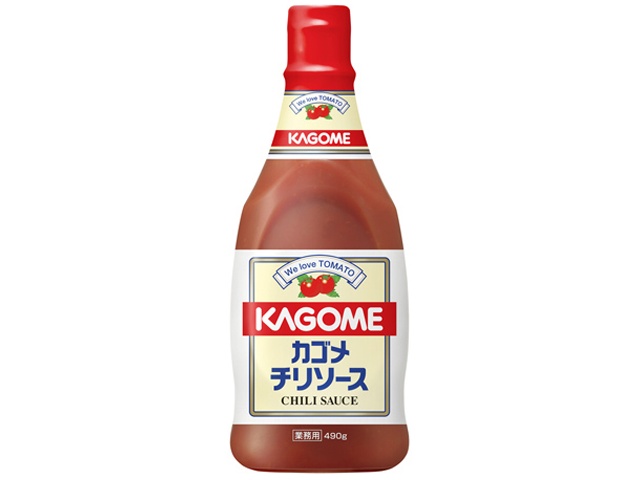 Kagome Chili Sauce Bottle, 490g, Commercial Use, Special Order Item [Purchase Quantity: 20]
