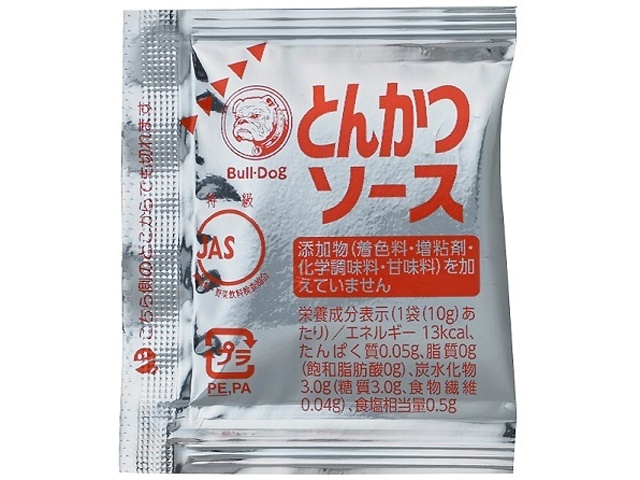 Bulldog Tonkatsu Sauce Aluminum Bag, 10g, Commercial Use, Special Order Item [Purchase Quantity: 1000]