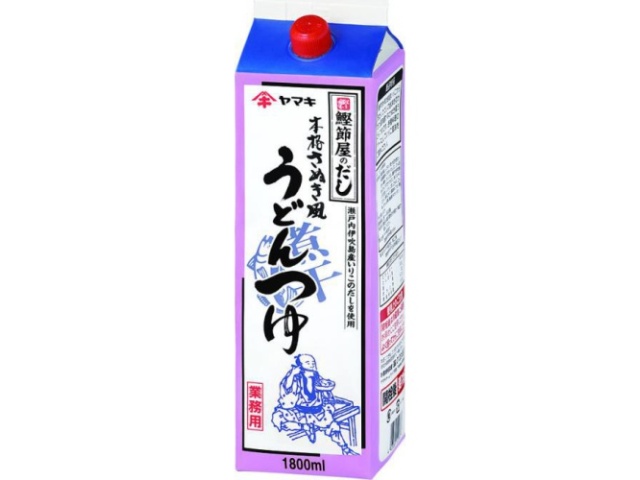 Yamaki Authentic Sanuki-Style Udon Soup, 1.8L Paper Container, Commercial Use, Special Order Item (Purchase 6)