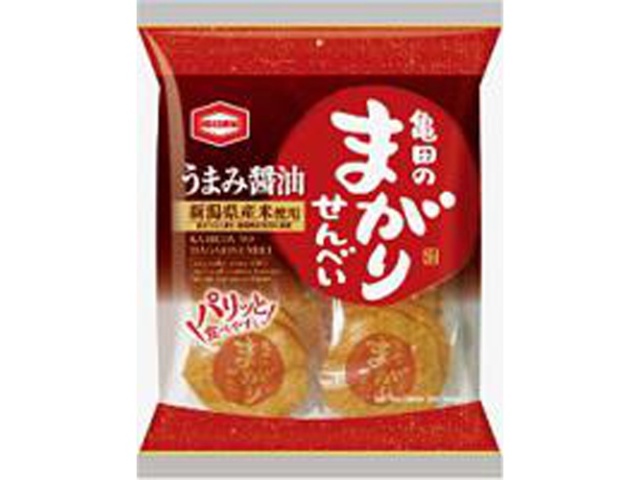 Kameda Curved Rice Crackers, 16 pieces (Purchase 12 pieces)