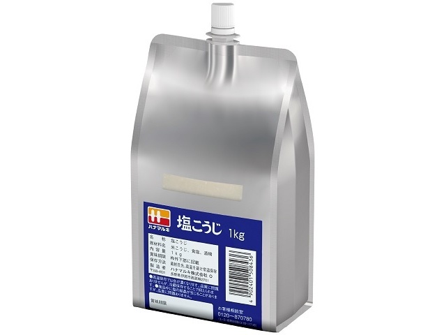 Hanamaruki Shio Koji Push Pack, 1kg, Commercial Use, Special Order Item [Purchase 8]