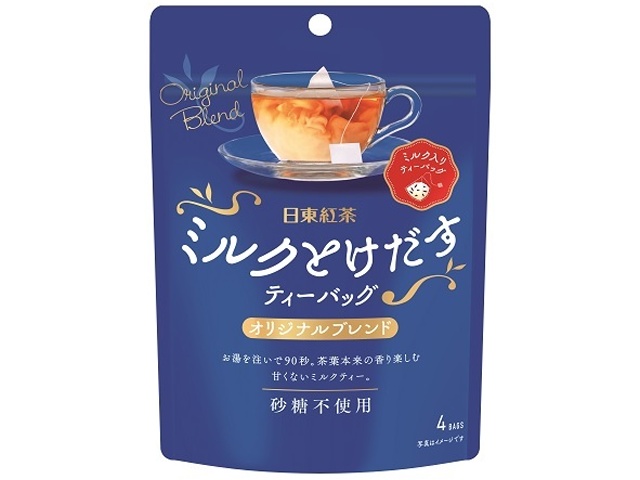 Nitto Original Milk Melting Tea Bags, 4-Pack (Special Order Item) [Purchase Quantity: 24]