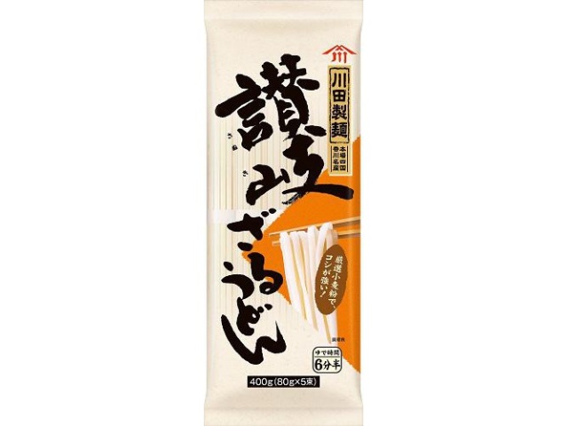 Nissin Kawada Sanuki Zaru Udon Noodles, 400g (Purchase of 20)