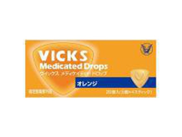 Taisho Vicks Drops, Orange, 20 Drops (Special Order Item) [Purchase 10]