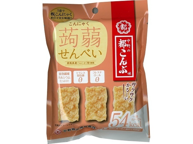 Nakano Konjac Crackers Miyako Konbu 15g (Special Order Item) [Purchase Quantity: 96]