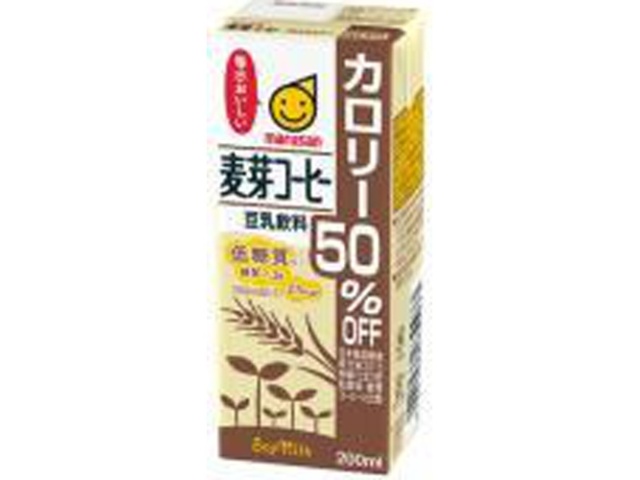 Marusan Soymilk Malt Coffee (50% Off Calories) 200ml (Special Order Item) [Purchase Quantity: 24]