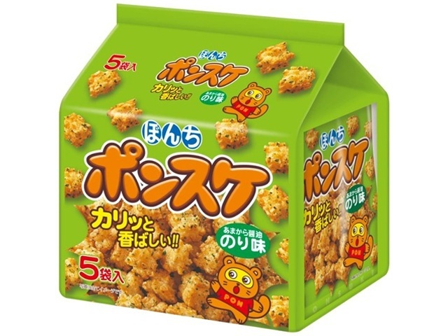 Bonchi Ponsuke Nori 5-Pack, 125g (Purchase 10)