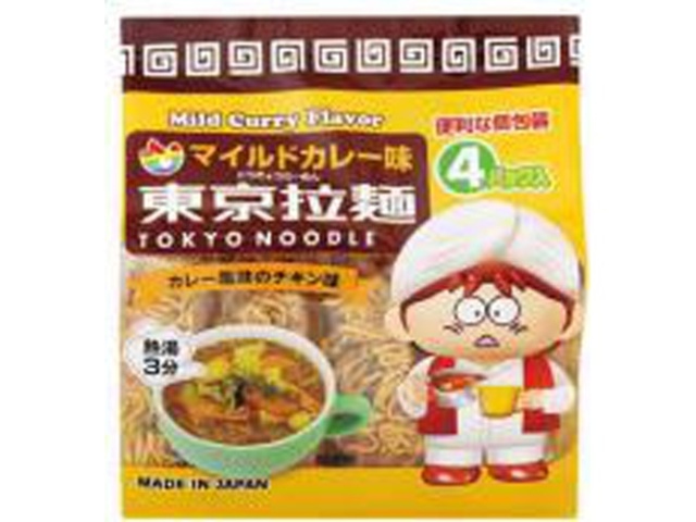 Tokyo Ramen, Mild Curry Flavor, 112g (Special Order Item) [Purchase 48] [Please allow time for delivery]