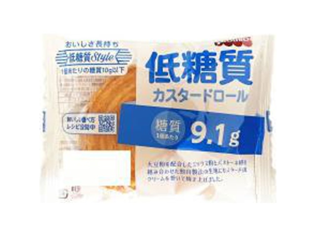 Yeast Industry Low-Carb Custard Roll (1 roll) [Special Order Item] [Purchase 12 rolls]