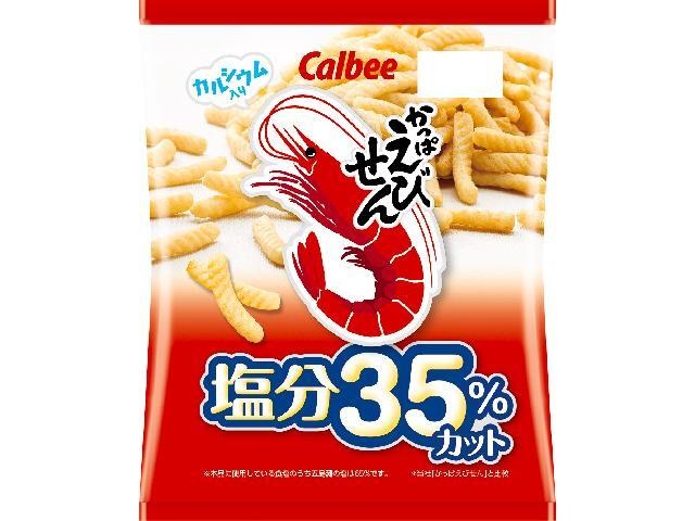 Calbee Kappa Ebisen (35% Reduced Salt), 68g (Special Order Item) [Purchase Quantity: 12]