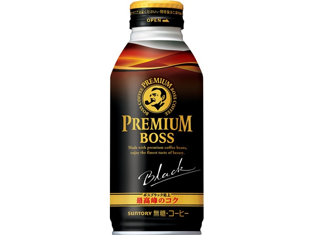 Premium Boss Black H & C Compatible, B Can, 390g [This Month's Special Drink] Special Order Item [Purchase Quantity: 24]
