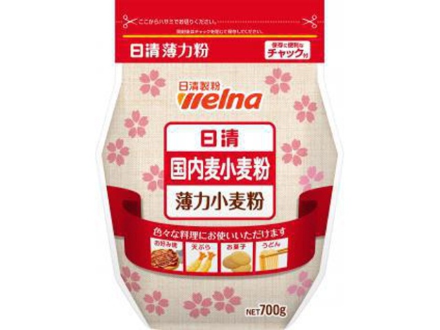 Nissin Domestic Wheat Flour, Soft, 700g (Special Order Item) [Purchase 15]