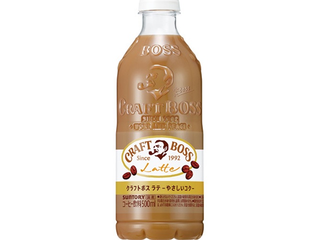 Craft Boss Latte P500ml [This Month's Special Drink]  [Purchase 24]