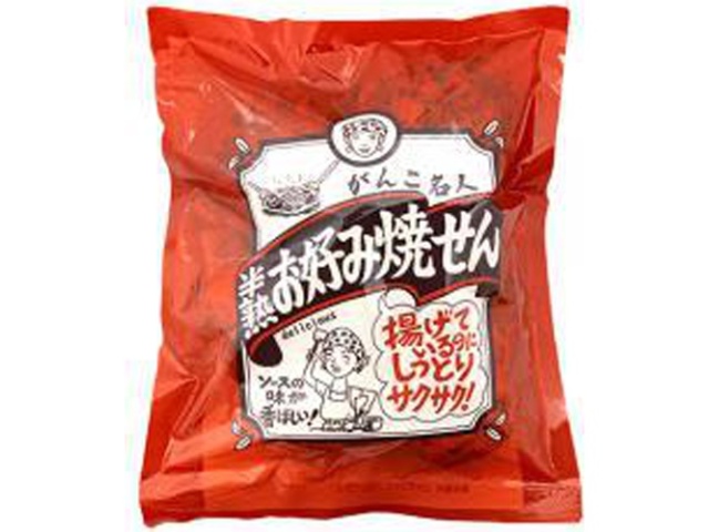 Marusen Rice Crackers, Half-Boiled Okonomiyaki Senbei, 70g (Purchase 12 pieces)