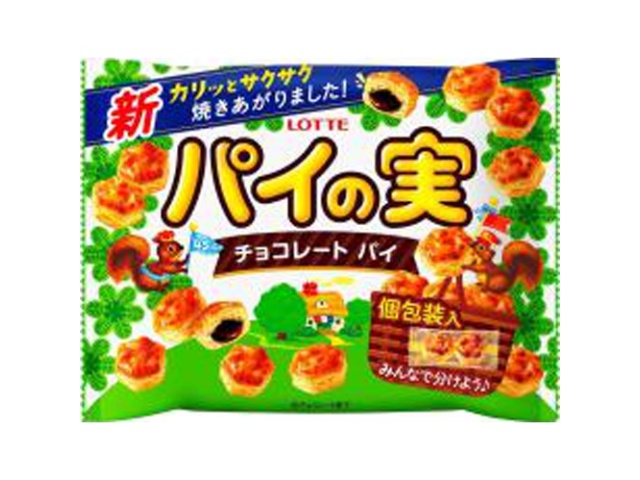 Lotte Pie no Mi Share Pack, 124g (Purchase 18 pieces)