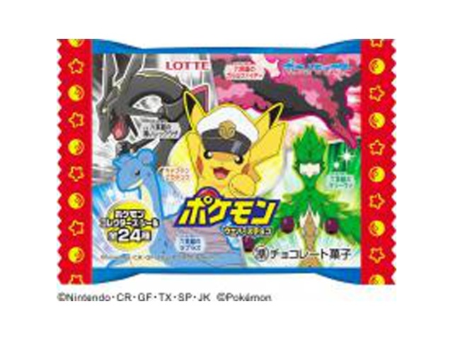 Lotte Pokｨｦmon Chocolate Wafers (1 piece) (Purchase 30 pieces)