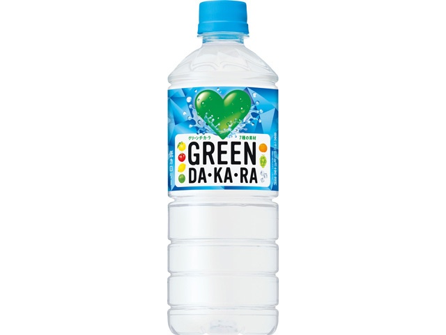 GREEN Dakara Vending Machine Bottle, 600ml [This Month's Special] [Purchase Quantity: 24] [Dummy Product Not Available]