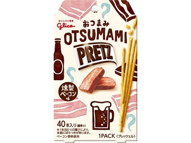 Glico Snack Pretz Smoked Bacon Flavor 24g (Special Order Item) [Purchase 14]