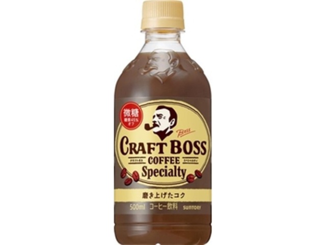 Craft Boss Specialty Lightly Sweetened P 500ml [This Month's Special Drinking Water] Special Order Item [Purchase Quantity: 24]
