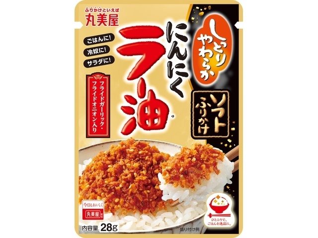 Marumiya Soft Furikake Garlic Chili Oil 28g (Special Order Item) [Purchase Quantity: 80]