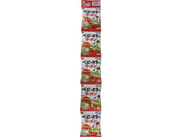 Baby Star Ramen, Chicken Flavor, 5-pack, 19g x 5 packets (Purchase 15)