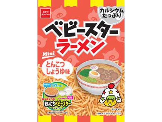Baby Star Ramen Tonkotsu Soy Sauce Flavor, 20g (Purchase of 60)