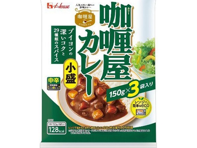 House Foods Curryya Curry, Small, Medium Spicy, 3 packets, 450g each (Special Order Item) [Purchase Quantity: 12]