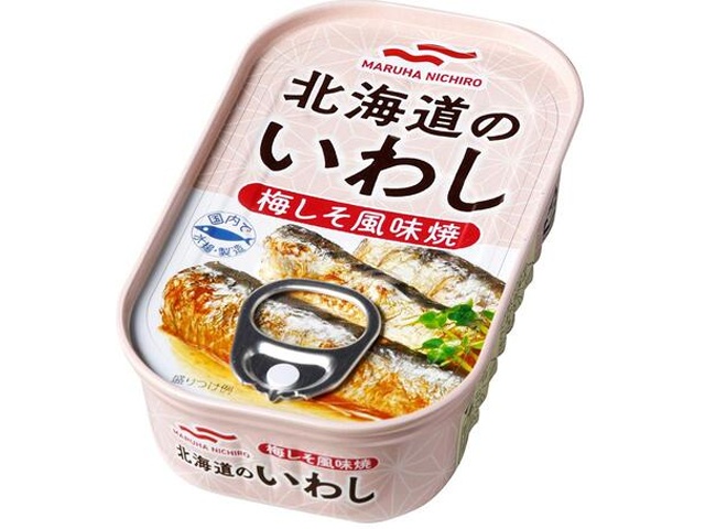 Maruha Hokkaido Sardines Grilled with Plum and Shiso Flavor, 85g (Special Order Item) [Purchase Quantity: 60]