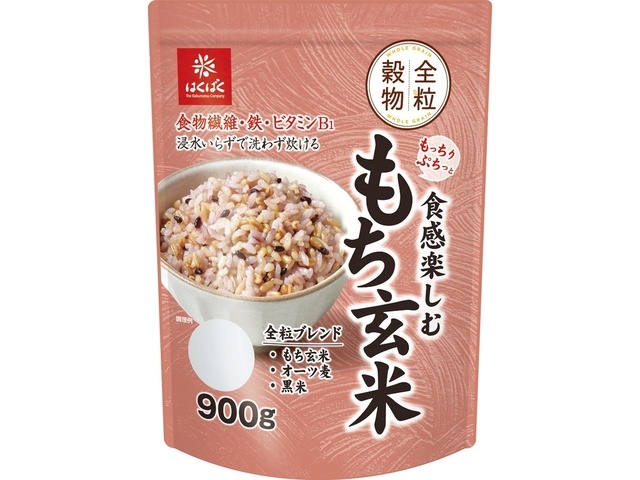 Hakubaku Chewy Mochi Brown Rice, 900g (Special Order Item) [Purchase 6]
