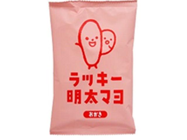 Sanshin Lucky Mentaiko Mayo Rice Crackers 34g (Purchase 12)