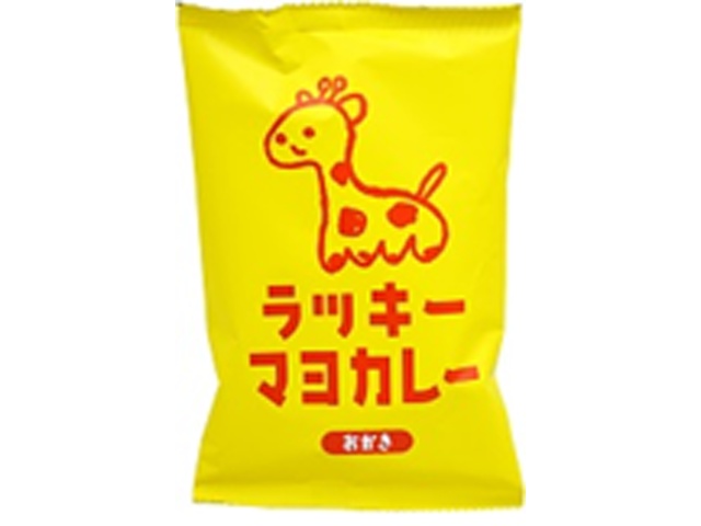 Sanshin Lucky Mayo Curry Rice Crackers 34g (Pack of 12)