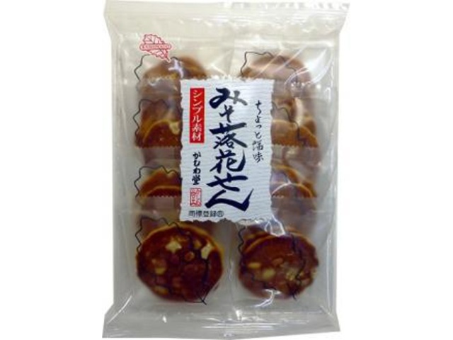 Kashiwado Miso Rakuka Sen (Rice Crackers), 16 sheets (Purchase 12 pieces)