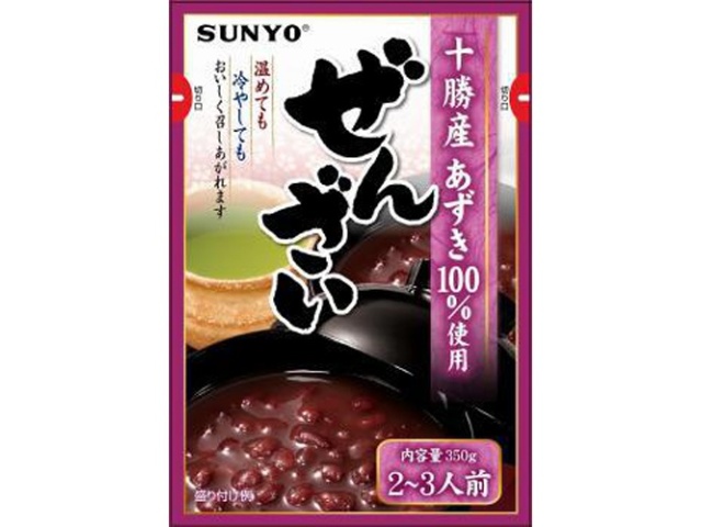 Sanyo Zenzai (Red Bean Paste) Large Bag, 350g (Special Order Item) [Purchase Quantity: 24]