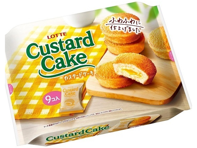 Lotte Custard Cake Party Pack (9 pieces) (Purchase 10 pieces)