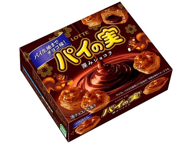 Lotte Chocolate Taste Pie No Mi Deep Chocolate 69g  [Purchase 10]