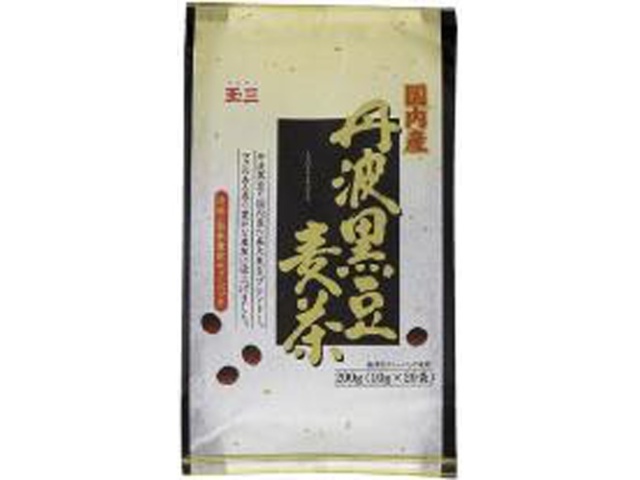 Tamasan Tanba Black Bean Barley Tea, 10g x 20 packs (Special Order Item) [Purchase Quantity: 15]