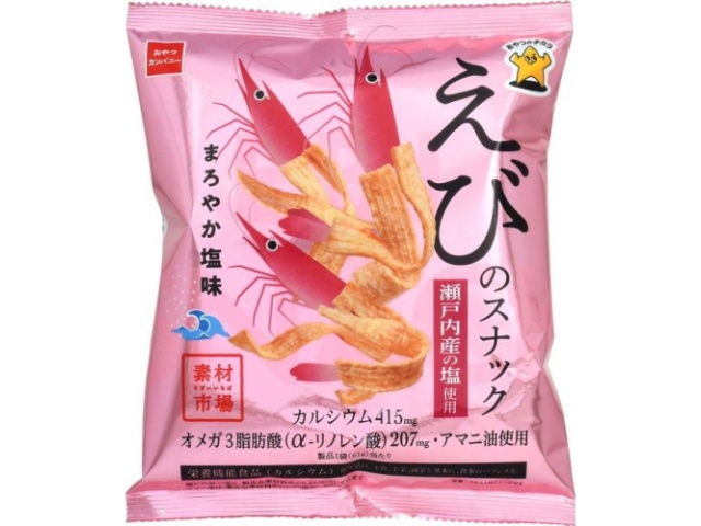 Oyatsu Company Salted Shrimp Snacks, 61g (Pack of 24)