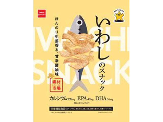 Oyatsu Company Sardine Snacks, Sweet and Spicy Soy Sauce Flavor, 61g (Special Order Item) [Purchase Quantity: 24]
