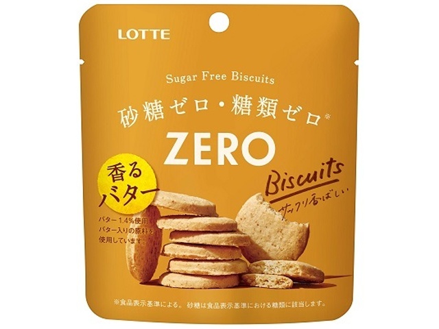 Lotte Zero Sugar Free Biscuits, 26g (Special Order Item) [Purchase Quantity: 90]
