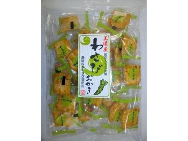 Minoya Wasabi Rice Crackers 80g (Purchase 12)