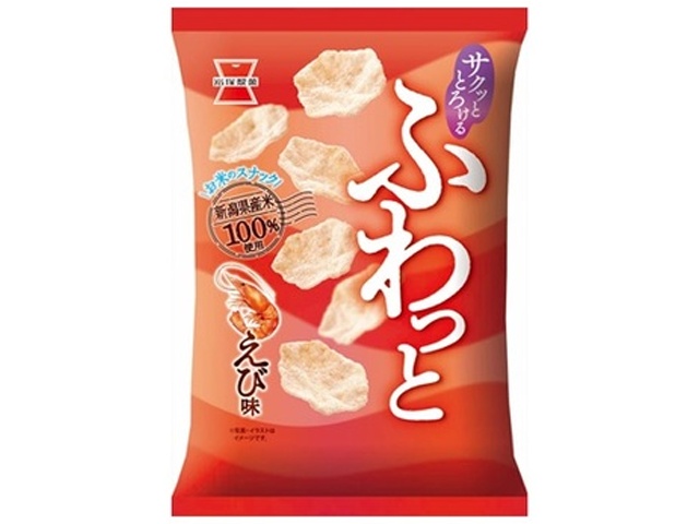 Iwatsuka Seika Fluffy Shrimp Flavor 45g (Pack of 10)